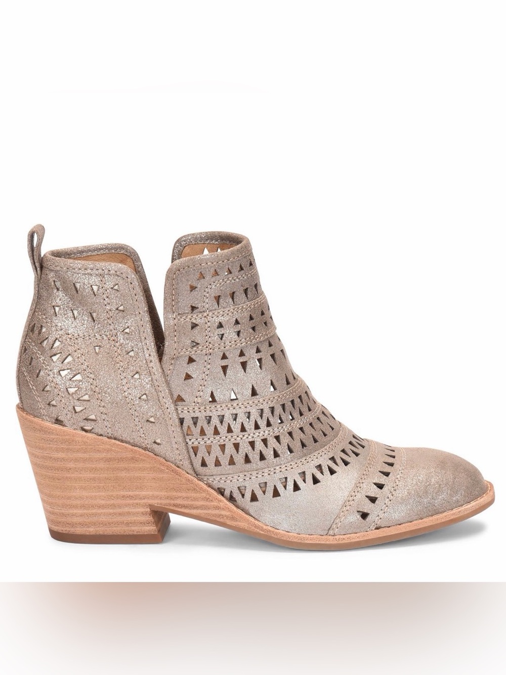 Sofft Sallie Bronze Cutout Ankle Bootie